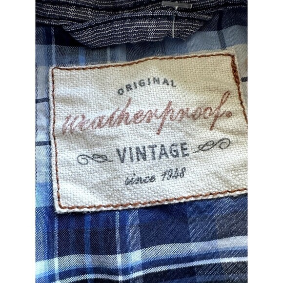 Original Weatherproof Vintage Flannel Long Sleeve Shirt Men's Size L Button up - Picture 3 of 16